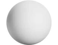 біла 3д сфера