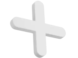 Білий 3д хрест
