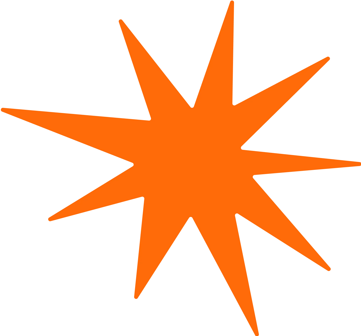 Orange star image.
