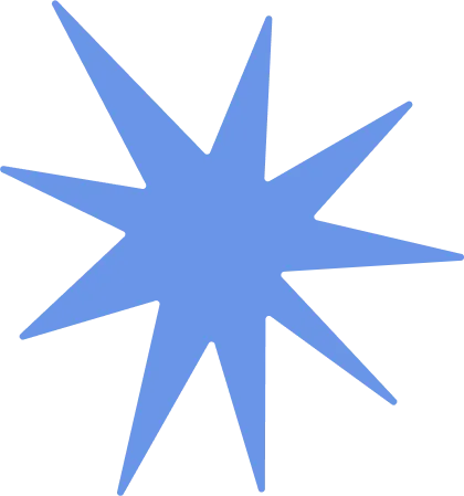 Blue star image.